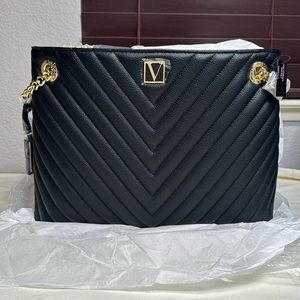 Victoria’s Secret Shoulder Tote bag Black NWT!